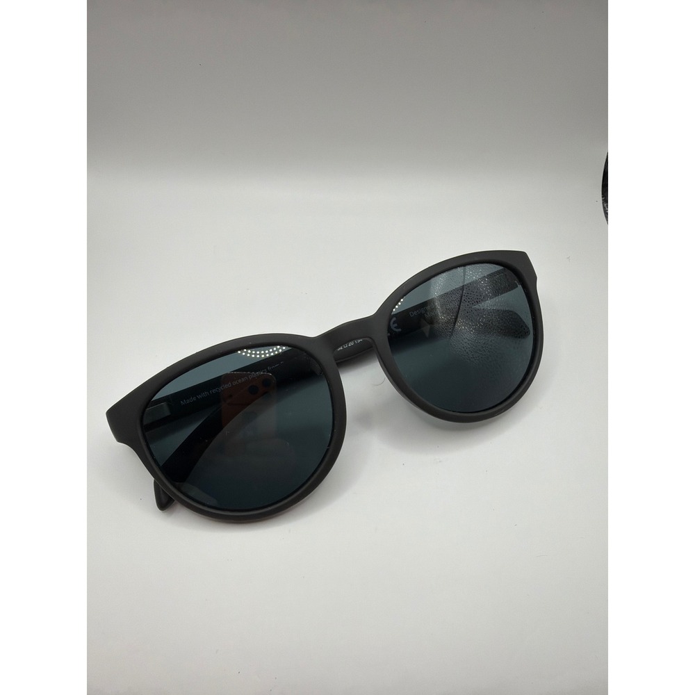 Karun Sunglasses Recycled Ocean‎ Plastic Made Italy Matte Black Ralún 52-20-134
